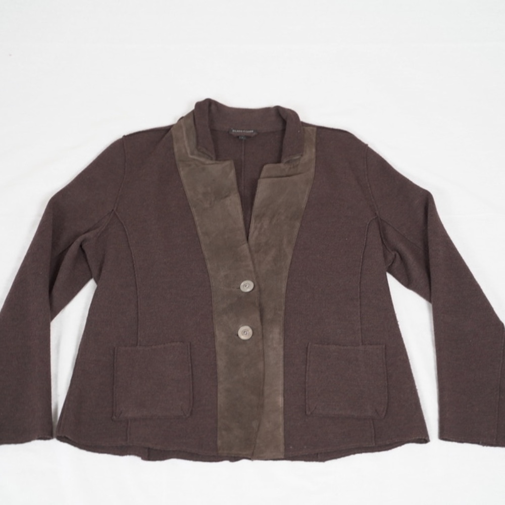Women's Eileen Fisher 2 button Blazer Sweater